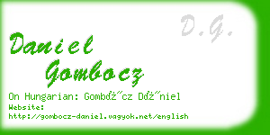 daniel gombocz business card